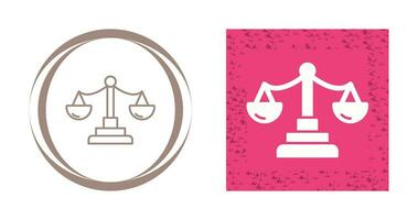 Justice Scale Vector Icon