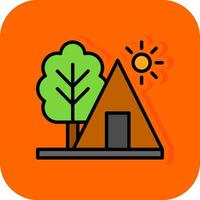 Camping Vector Icon Design