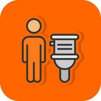 Restroom Vector Icon Design