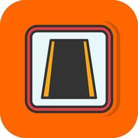 Motorway Vector Icon Design