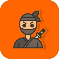 Ninja Vector Icon Design