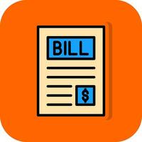 Bill Vector Icon Design