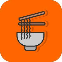 diseño de icono de vector de ramen