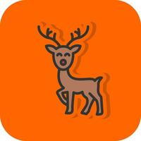 Reindeer Vector Icon Design