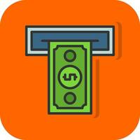 Cash withdrawal Vector Icon Design