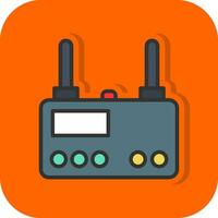 Wireless router Vector Icon Design