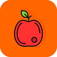 diseño de icono de vector de manzana