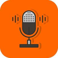 Audio recorder Vector Icon Design