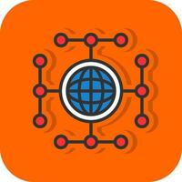 Global network Vector Icon Design