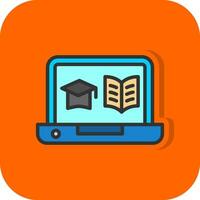 Online course Vector Icon Design