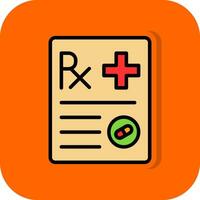 Prescription Vector Icon Design