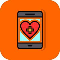 Health App Vector Icon Design