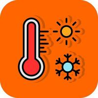 Thermometer Vector Icon Design