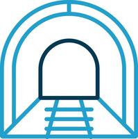 diseño de icono de vector de túnel