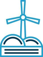 Windmill Vector Icon Design