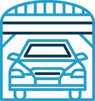 Garage Vector Icon Design