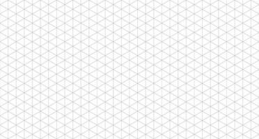 Isometric grid seamless pattern. Isometric grid template. Seamless isometric grid mockup. Vector illustration