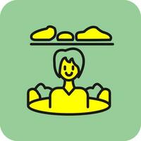 Onsen Vector Icon Design