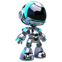 ai generativo 3d linda niño robot png