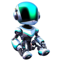 ai génératif 3d mignonne enfant robot png