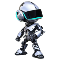 AI Generative 3D cute kid robot png