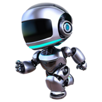 AI Generative 3D cute kid robot png