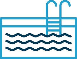 Swimming Pool Vector Icon Design