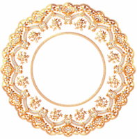 Jeweled golden frames png