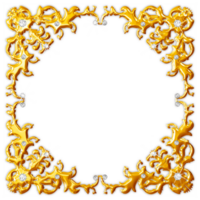 Juwelen golden Frames png