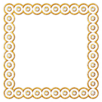 Jeweled golden frames png