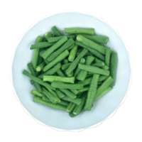 Chopped green beans isolated png