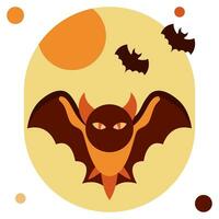 murciélago alas icono ilustración, para uiux, infografía, etc vector