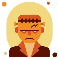 Frankenstein Monster icon illustration, for uiux, infographic, etc vector