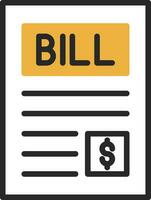 Bill Vector Icon Design