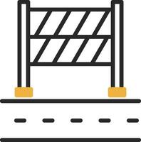 Road Block Vector Icon Design