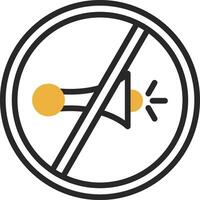 No Horn Vector Icon Design