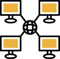 Local network Vector Icon Design
