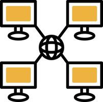 Local network Vector Icon Design