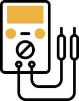 Voltmeter Vector Icon Design