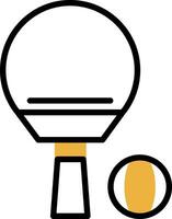 diseño de icono de vector de ping pong