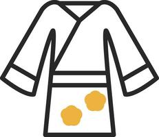 yukata vector icono diseño