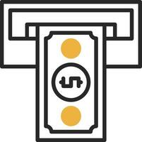 Cash withdrawal Vector Icon Design