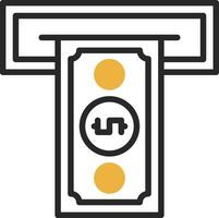 Cash withdrawal Vector Icon Design