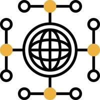 Global network Vector Icon Design