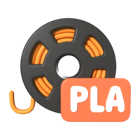 pla filamento carrete 3d ilustración icono png