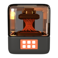 SLA 3D Printer 3D Illustration Icon