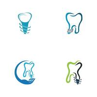 Dental implant logo design concept vector, Dental Care logo template vector