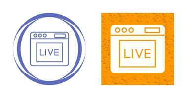 Live Vector Icon