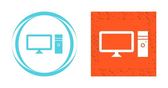 Computer Vector Icon