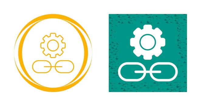 Link Setting Vector Icon